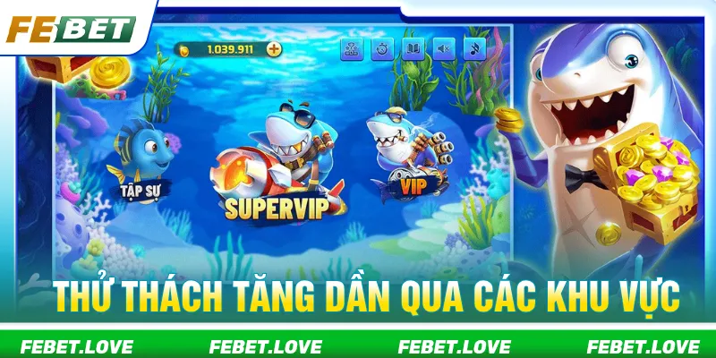 Khu vực đấu thử thách tăng dần tạo nên sức hút lớn