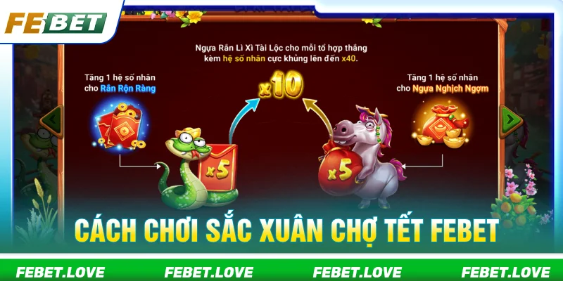 Sắc xuân chợ tết FEBET chơi như thế nào