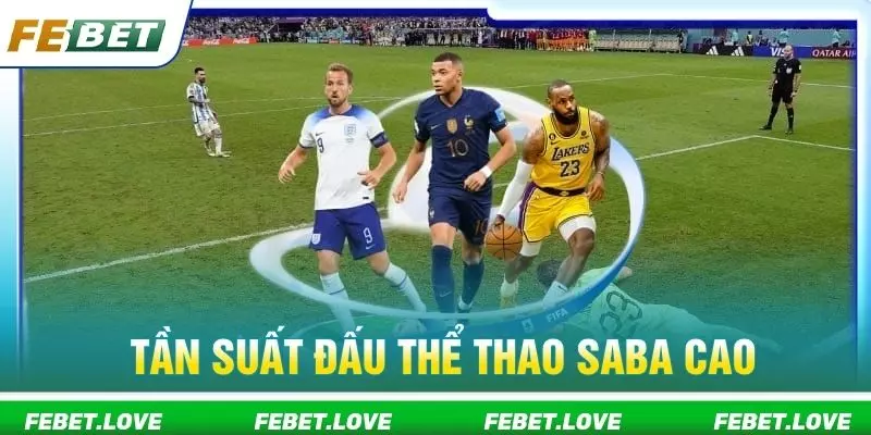 Tần suất đấu thể thao SABA cao